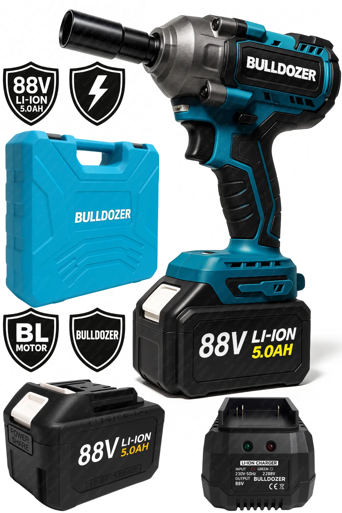 Bulldozer 1000Pro Somun Sökme Sıkma Makinası