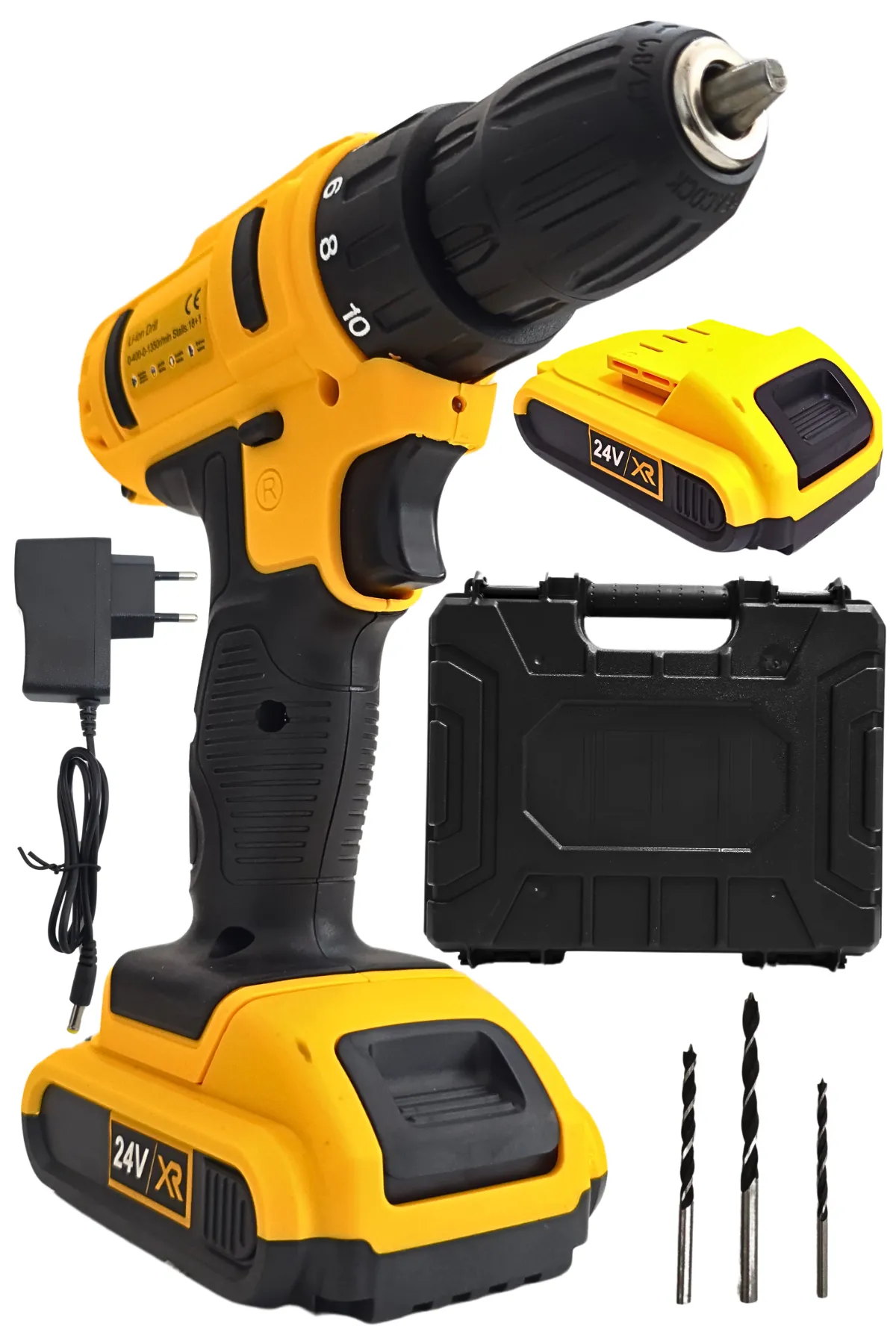 DAF 24V  Çift Akülü Şarjlı Vidalama Matkap