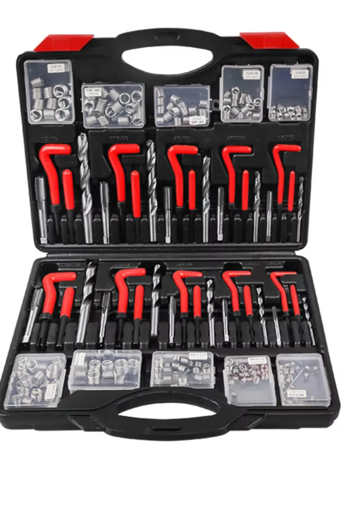 SWAZER 261 Parça  Helikoil Diş Tamir Seti Profesyonel Diş Açma ve Onarım Kiti