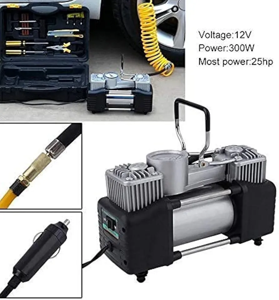 BK14 Profesyonel 150 PSI Çift Pistonlu  Araç Araba Lastik Şişirme