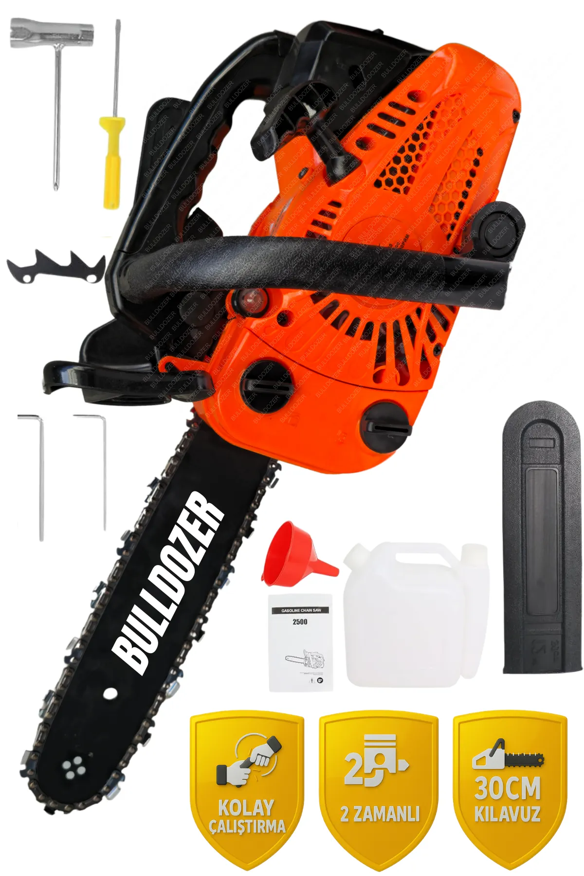 Bulldozer GS250T Benzinli Motorlu Zincirli Dal Budama Testeresi