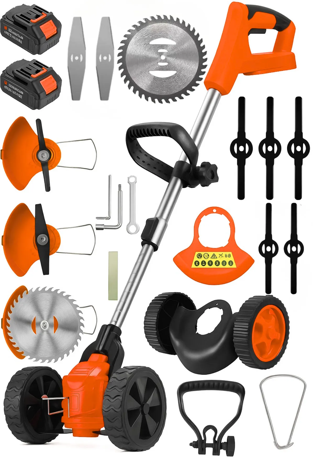 BULLDOZER Akülü Tekerlekli Çim Biçme Makinesi