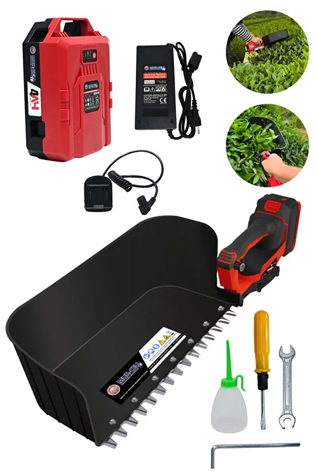 Mur-Cell Şarjlı Çay Toplama 15 Amper 21v 40cm Toplama Haznesi