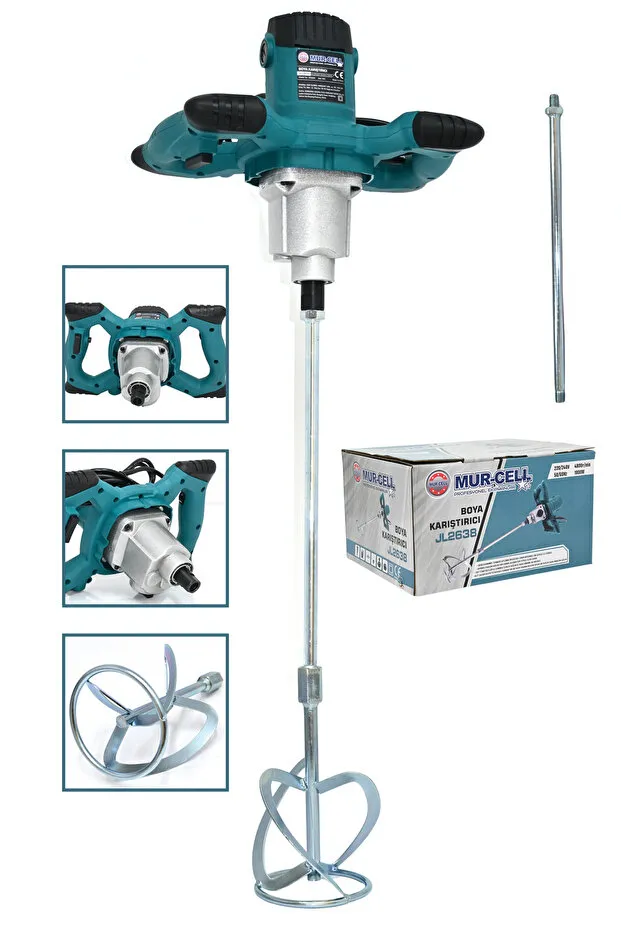 Mur-Cell Jl2638 Boya Karıştırıcı Alçı Karıştırıcı 1800 Watt