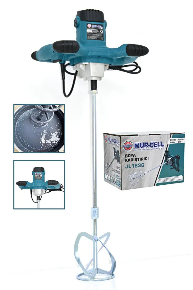 Mur-Cell Jl1636 Boya Karıştırıcı Alçı Karıştırıcı 1300 Watt