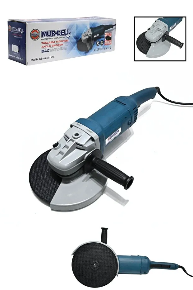 Mur-Cell Bag1009-230 Köşe Mm Taşlama Makinesi Avuç Içi Taşlama