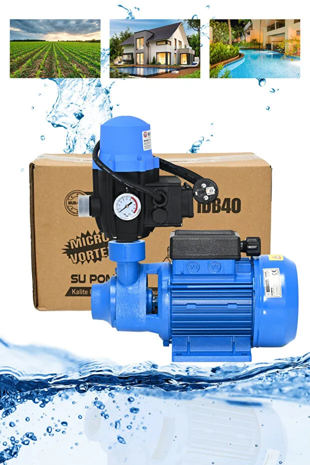 Mur-Cell IDB40 SU POMPASI HİDROMAT SET BAKIR SARGILI