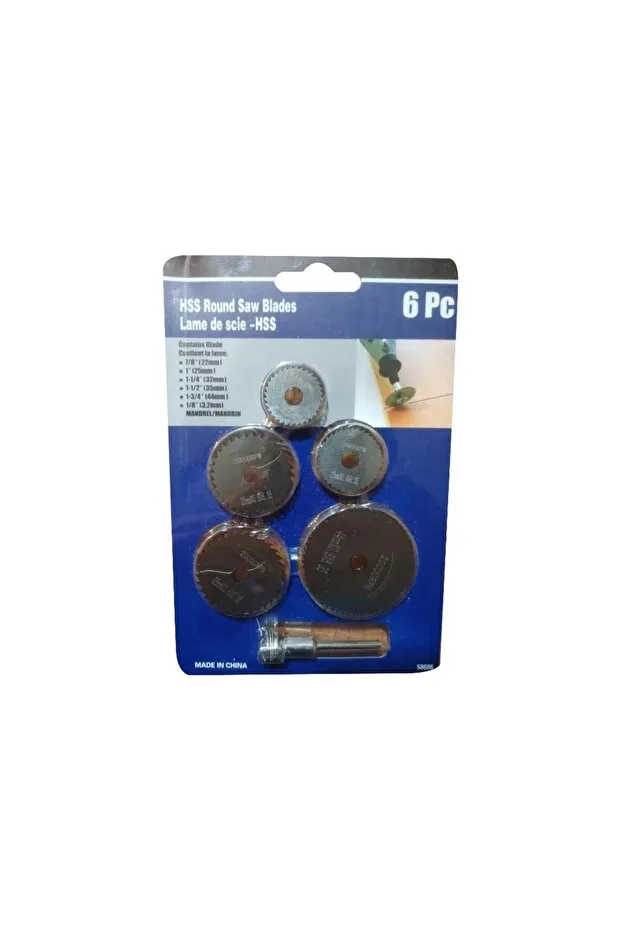 BANCO BN-5 BN5 6 Parça Dremel Gravür Uç Takım Daire Testere Hss Kesici Disk