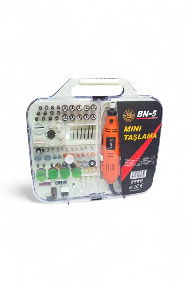BANCO BN-5 Profesyonel Mini Taşlama Gravür Seti – 163 Parça Çok Amaçlı Hobi & Tamir Aleti