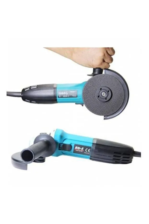 Banco Bn-5 1000 W 6 Devir Ayarlı Profesyonel Avuç Içi Spiral Taşlama Makinesi 125 Mm Mavi