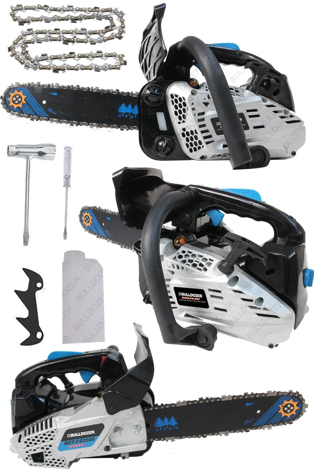 Bulldozer 25cc Benzinli Ağaç Odun Dal Budama Testeresi