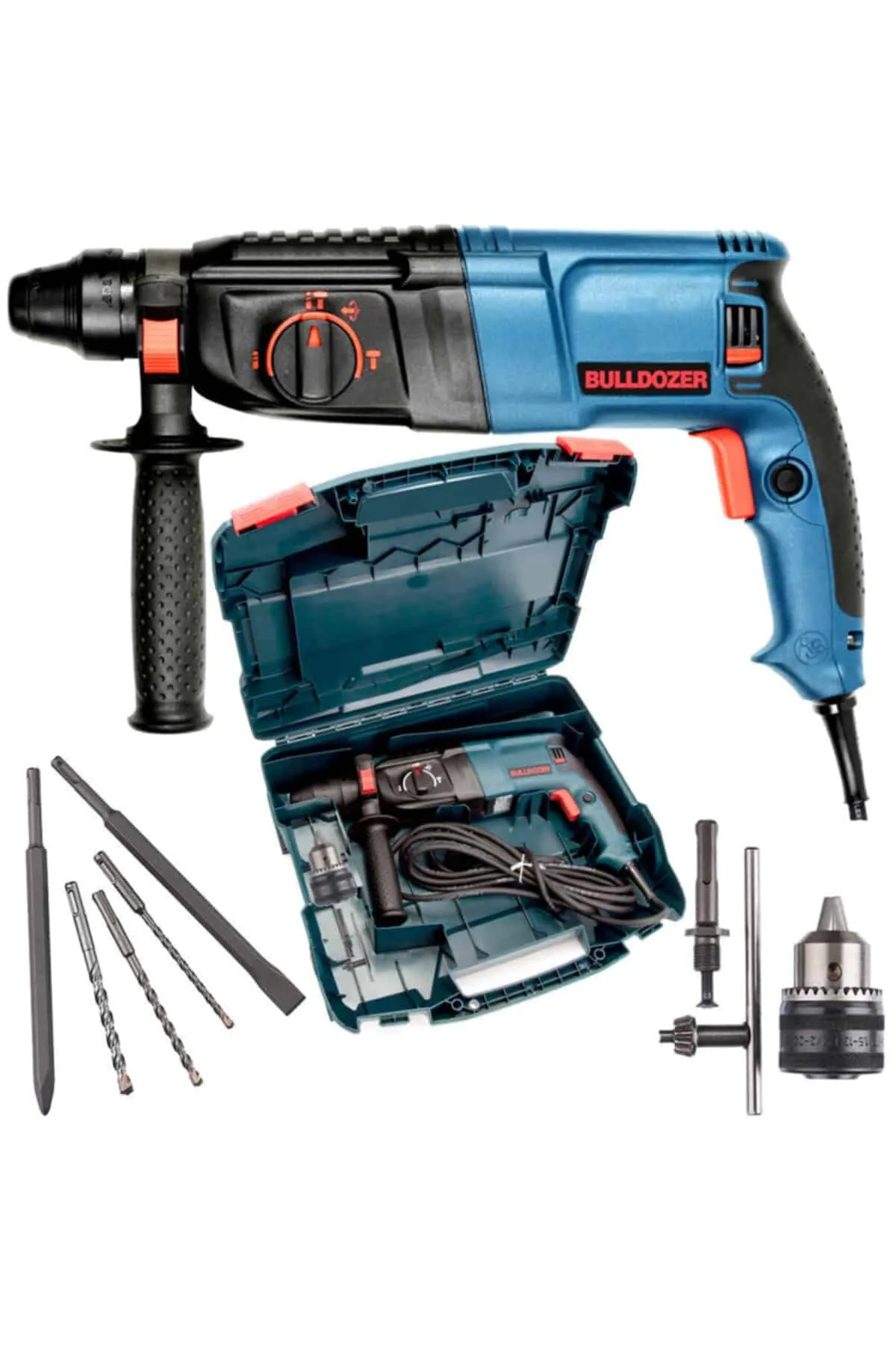 Bulldozer Gt-2800 Watt Kırıcı Delici 4 Joul Sjs Metal Dişli Şanzıman Darbeli Matkap