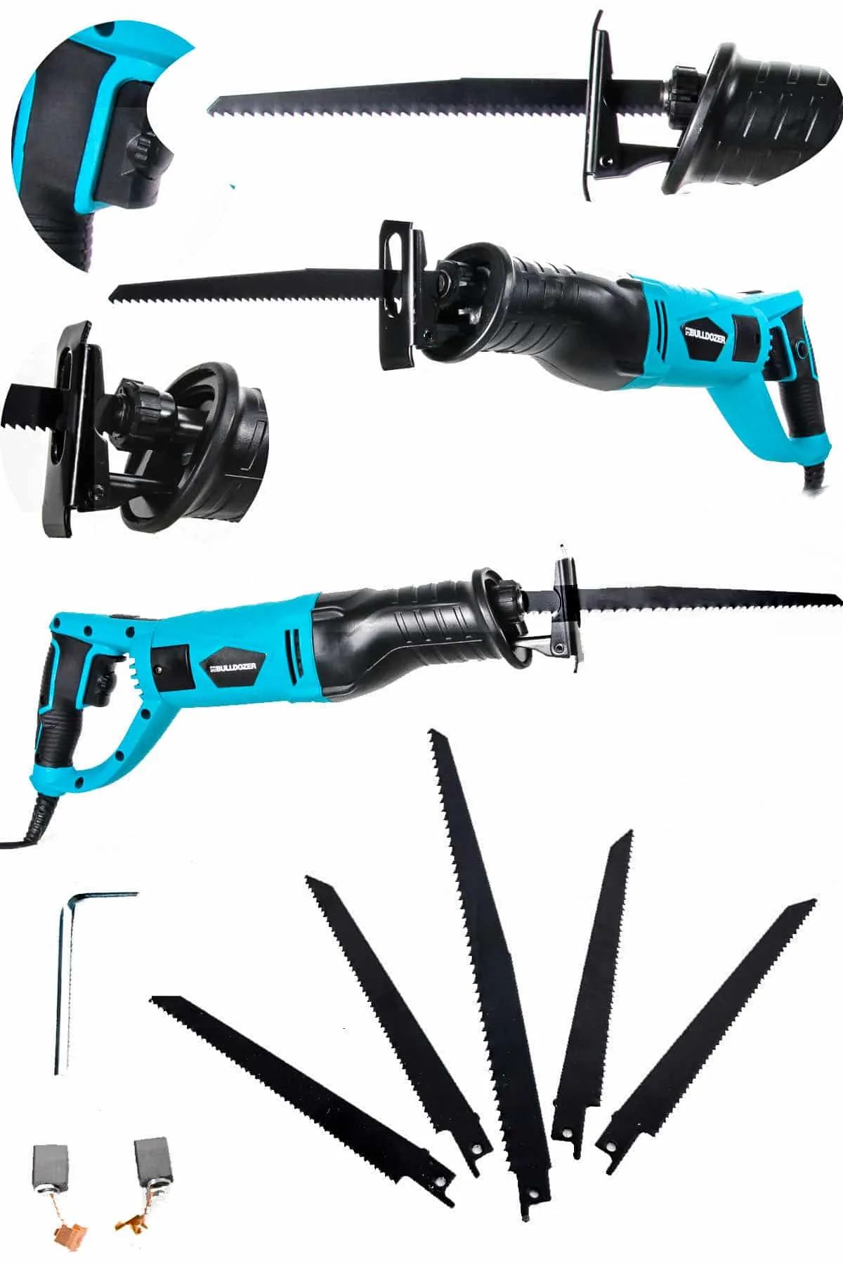 Bulldozer Elektirikli Tilki Kuyruğu Testere Döner Tetik 5 Uç