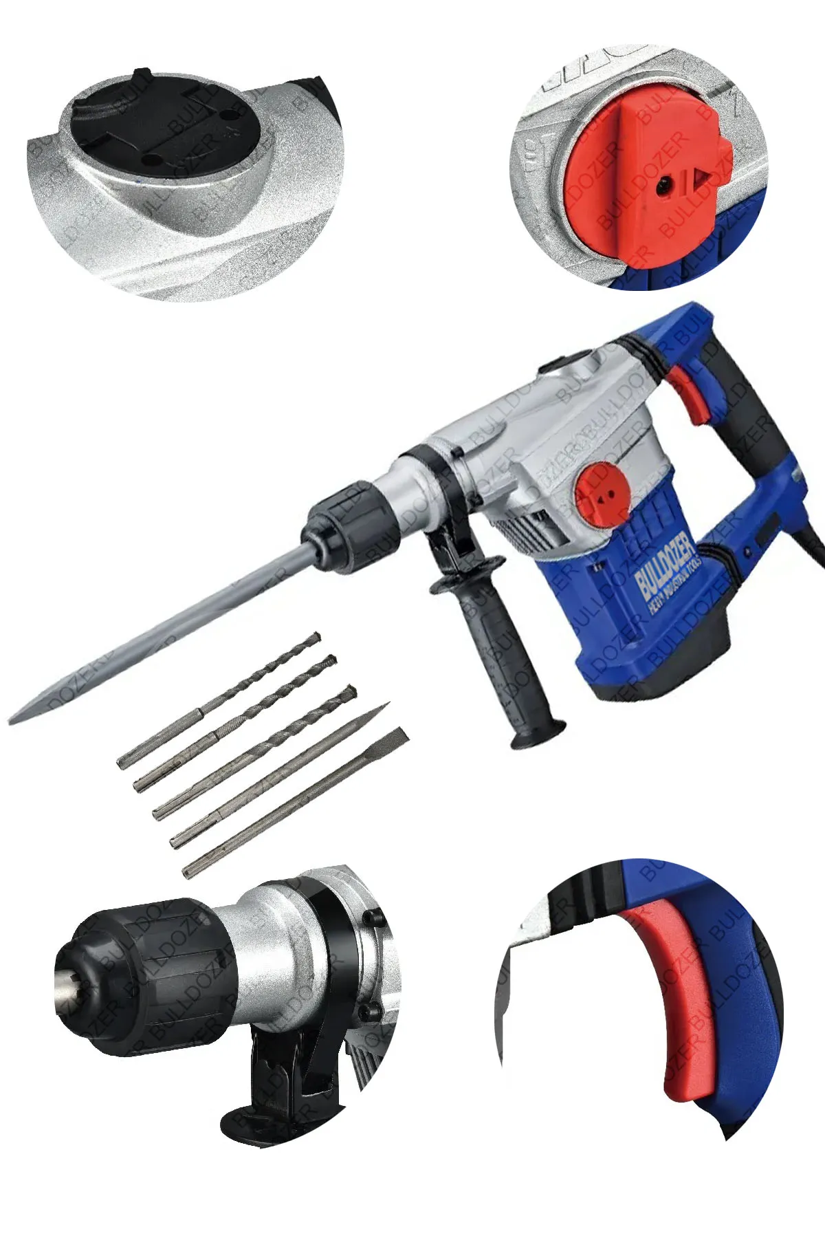 Bulldozer 8 Kg Kırıcı Ve Delici 40mm 2000W Elektrikli Hilti