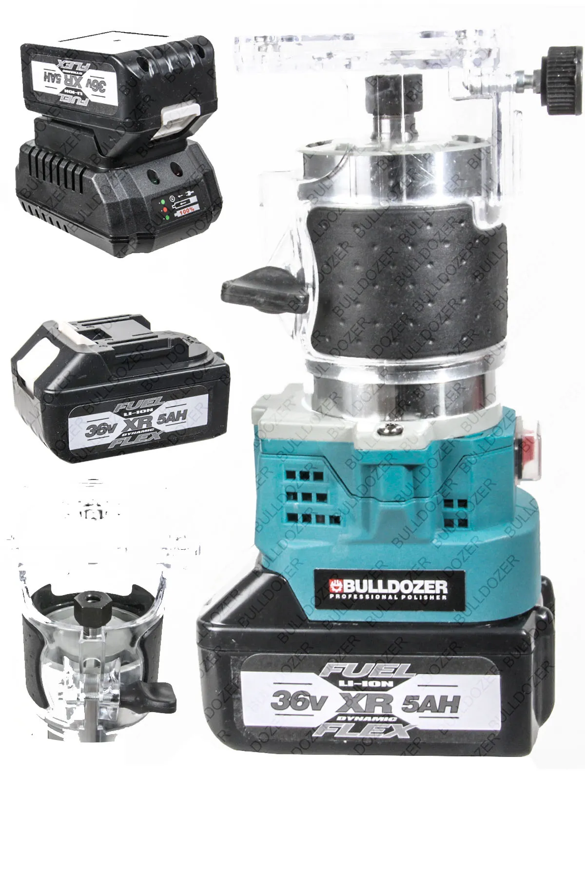 Bulldozer Çift Akülü Freze Makinesi Kenar Traşlama Makinası