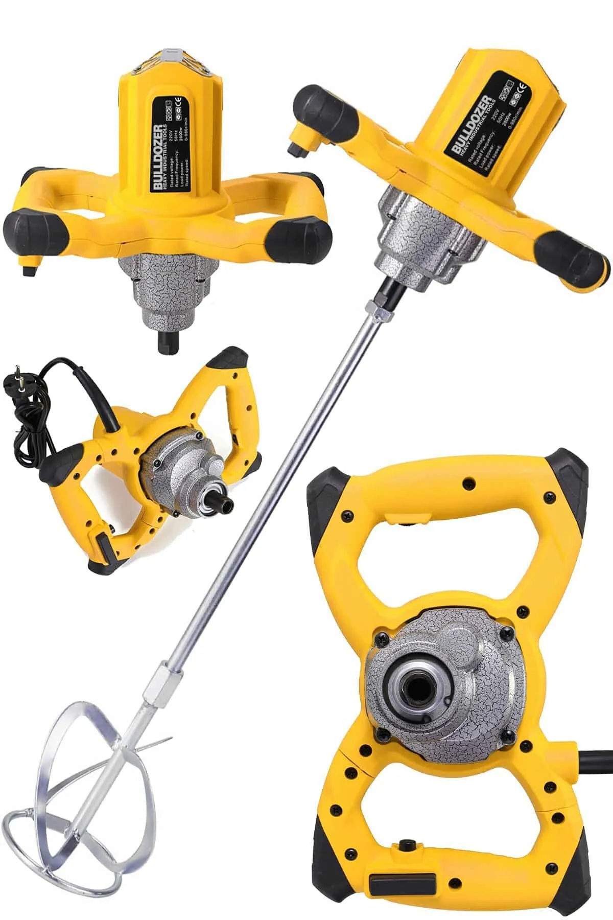 Bulldozer Pofesyonel 6 Kademe Devir Ayarlı Boya Karıştırıcı