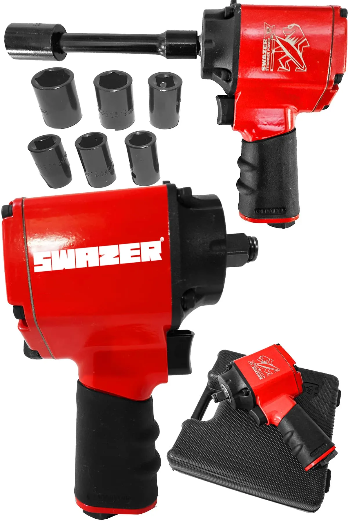 Swazer Havalı Somun Sökme Pnomatik 700nm Kompakt SWAT-1316