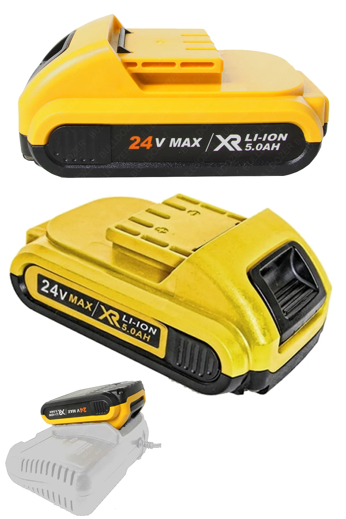 Bulldozer 24v Akülü Vidalama Uygun 2 Adet Yedek Batarya Akü