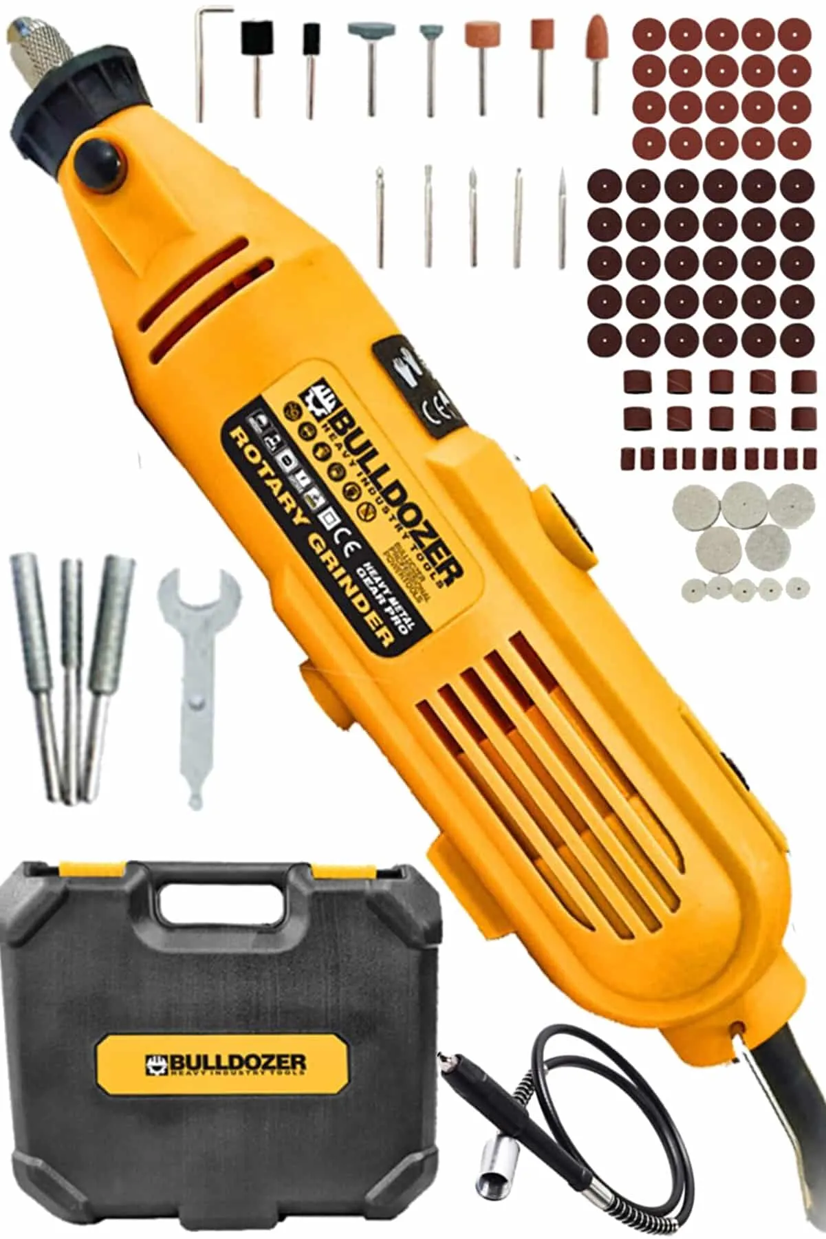 Bulldozer Gravür Seti 150W Devir Ayarlı 115 Parça Uç Setli