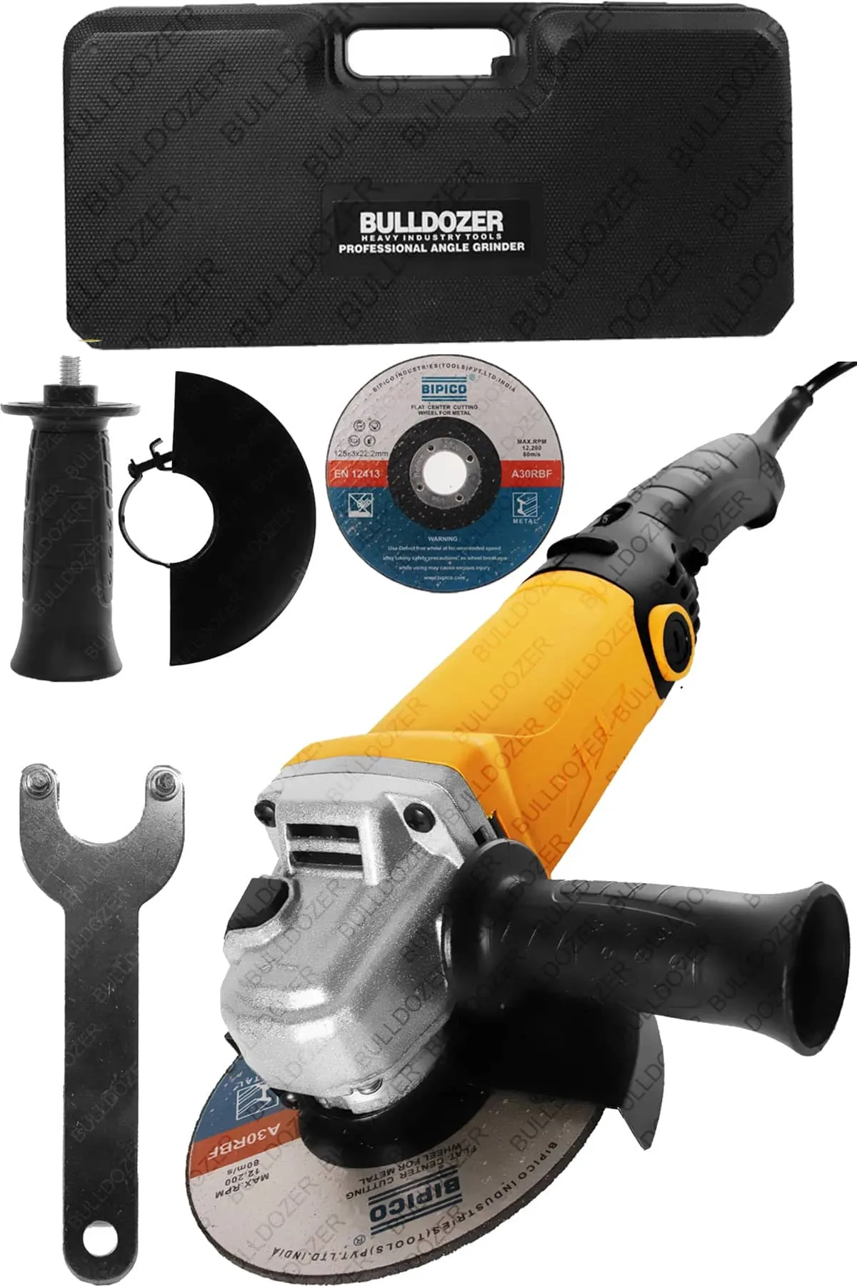 Bulldozer SJS metal Şanzıman 125MM Avuç içi Taşlama Makinası