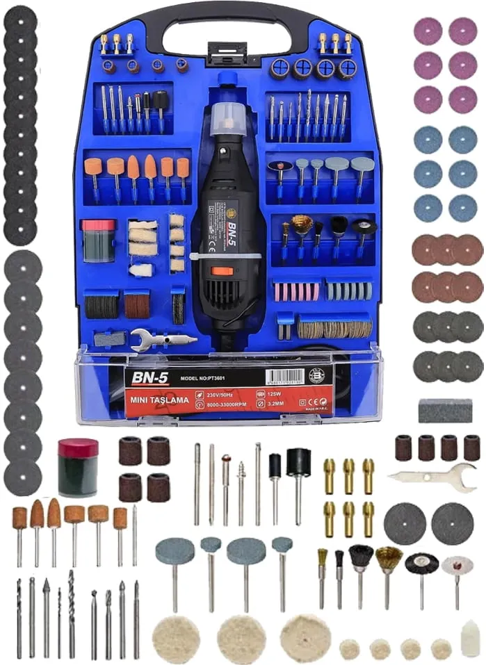 Bn-5 300 Parça Mini Taşlama Gravür Makinası Hobi Seti