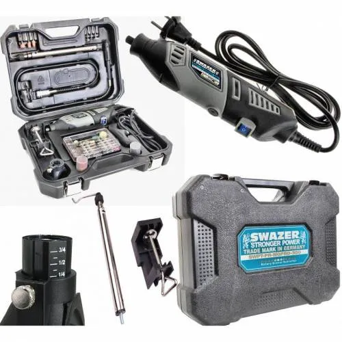 Swazer 300 Watt Mini Taşlama Hobi Gravür Seti 117 Parça Uç
