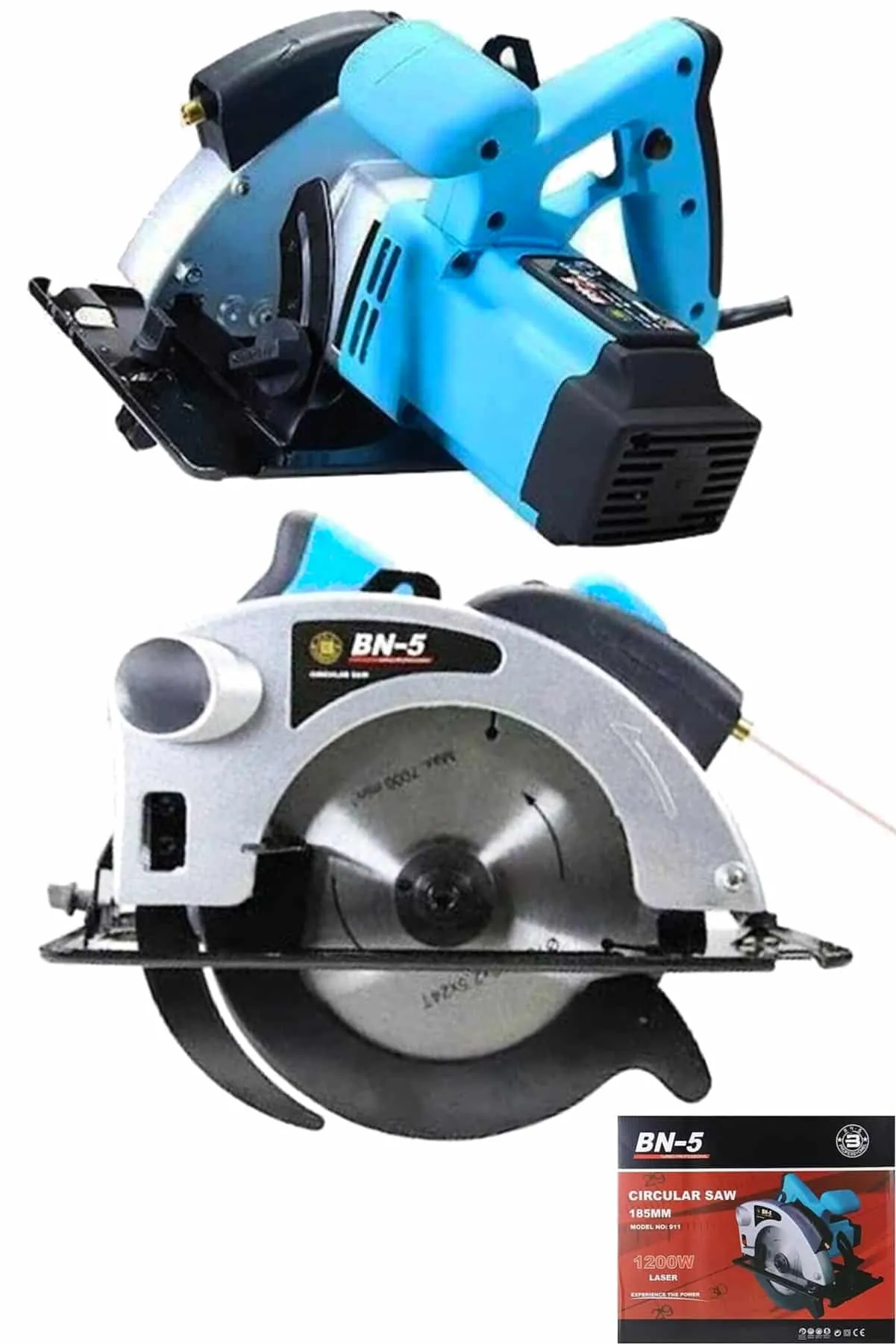 BN5 Kablolu Lazerli Sunta Daire Testere 1200W 185mm